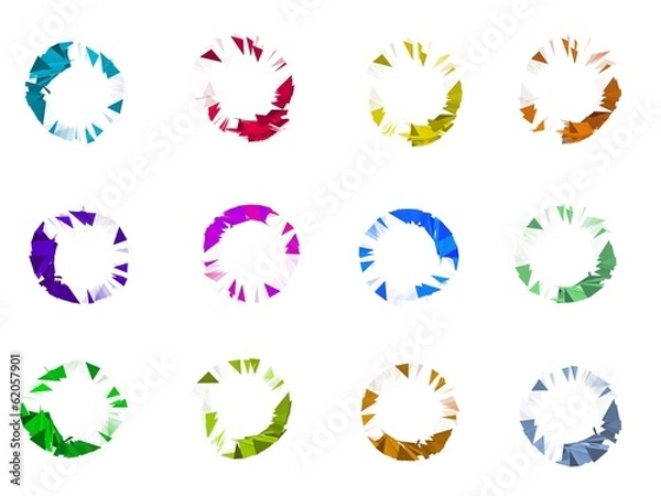 Obraz 円の背景素材