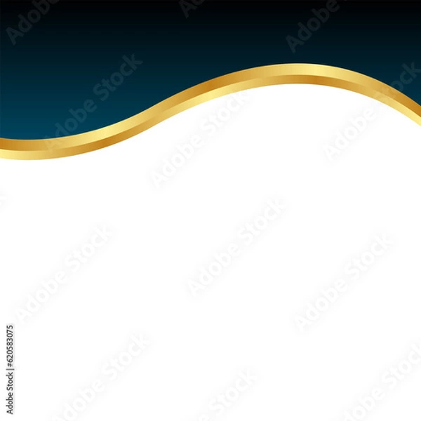 Obraz Gold Banner header