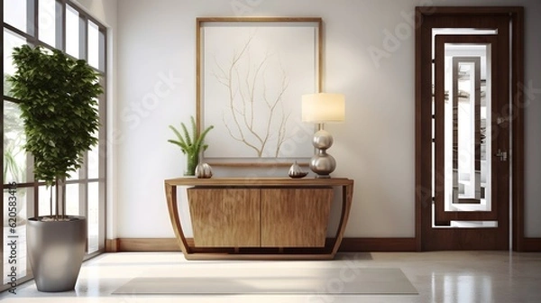 Fototapeta Versatile Interior Design Collection: Modern Living Room, Rustic Accents, Boho Elements, Minimalist Kitchen, Scandinavian and Farmhouse Styles - generativ ai