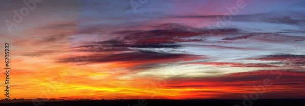 Fototapeta abendhimmel panorama 2