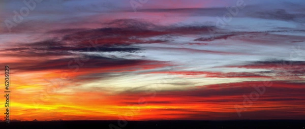Fototapeta abendhimmel panorama