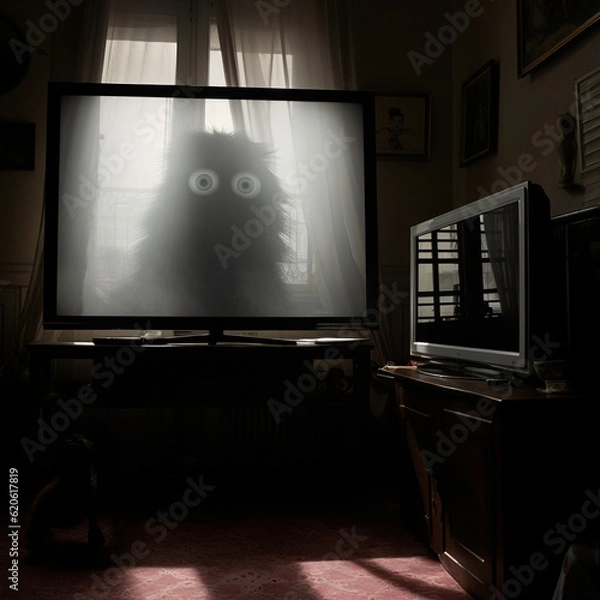 Obraz tv in the room