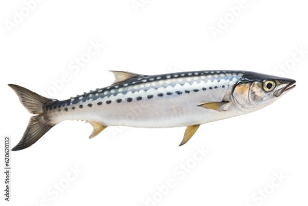Obraz Atlantic mackerel fish isolated on a transparent background.