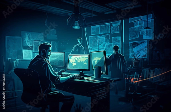 Obraz Ghosts in the Machine: Hackers Unleashed