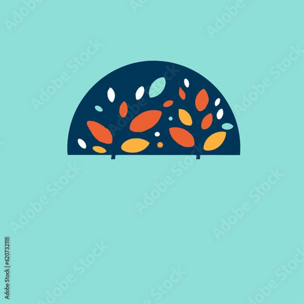 Obraz Blue Half Moon Decoration