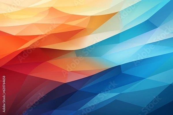 Fototapeta Contemporary Geometric Patterned Background Created with Generative AI