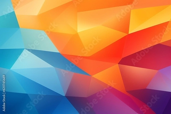 Fototapeta Contemporary Geometric Patterned Background Created with Generative AI