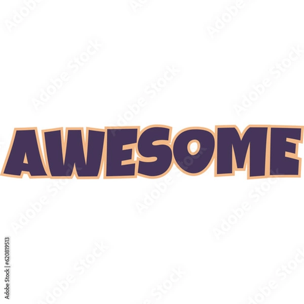 Fototapeta Awesome Typography Element-09