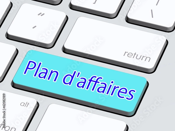 Fototapeta Plan d'affaires