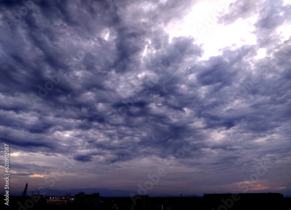 Obraz 夕空-百合ヶ丘-20230707-3