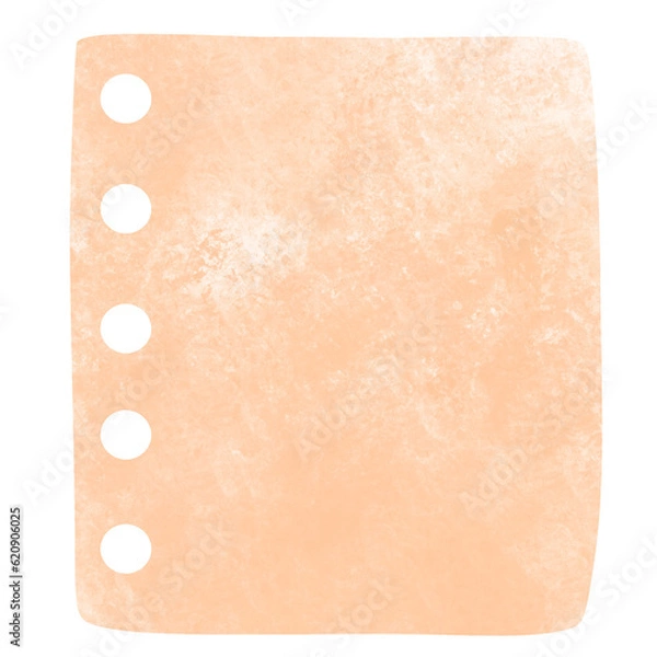 Fototapeta Notepad Orange Brush 