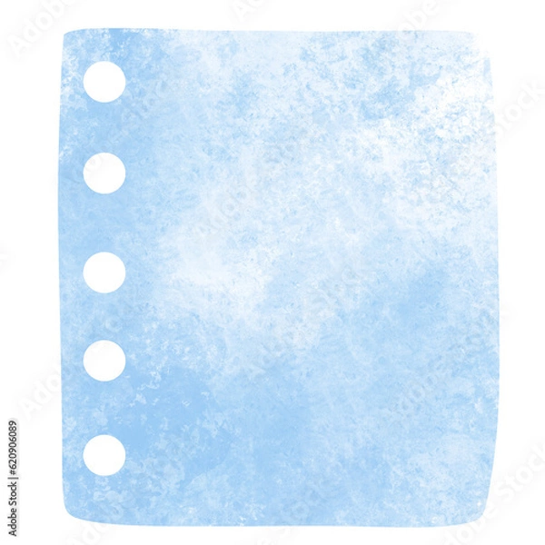 Fototapeta Notepad Blue Brush 