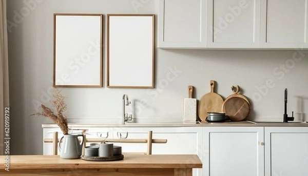Fototapeta woman in kitchen
