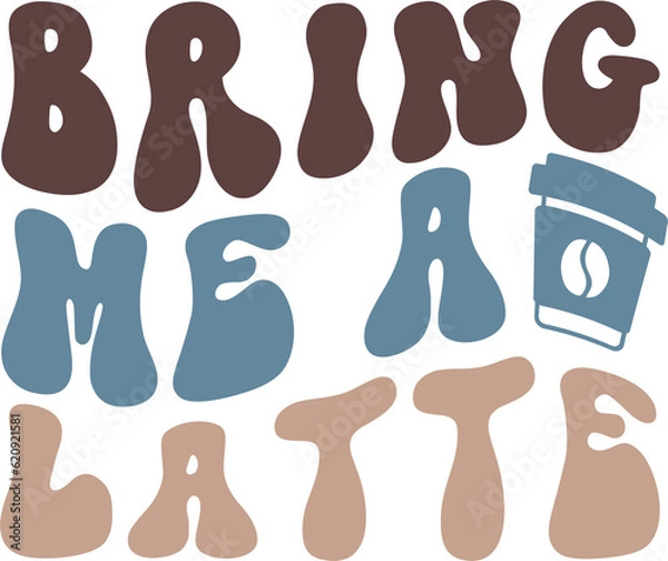 Obraz Retro Coffee SVG Design File