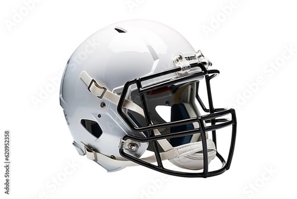 Fototapeta american football helmet isolated on transparent background, Generative Ai