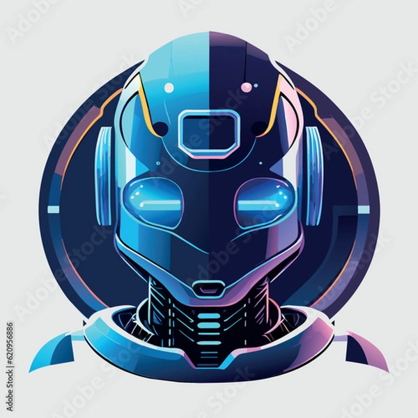 Fototapeta robot icon