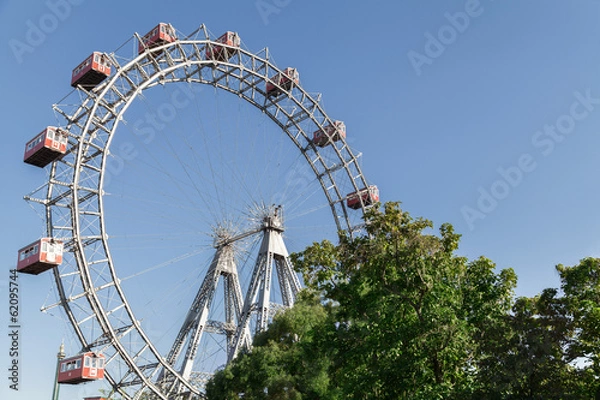 Obraz Ferris Wheel in Vienna, Austria.