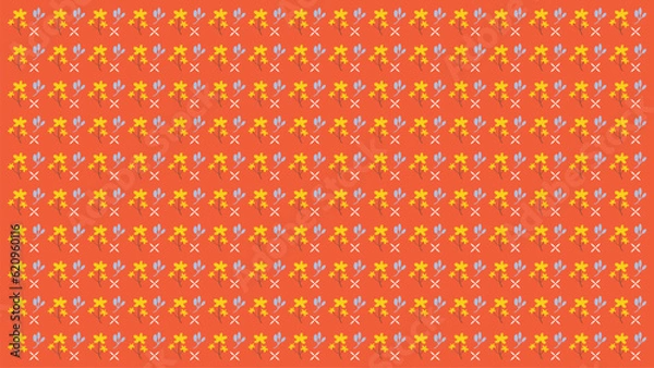 Fototapeta Floral pattern background