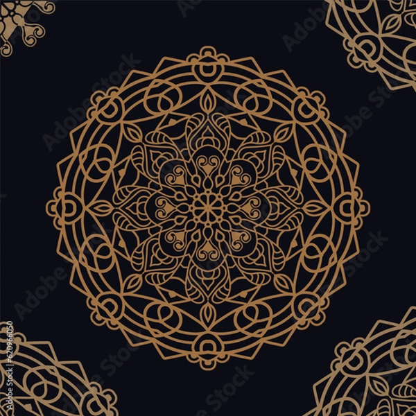 Obraz Luxury mandala design background premium vector