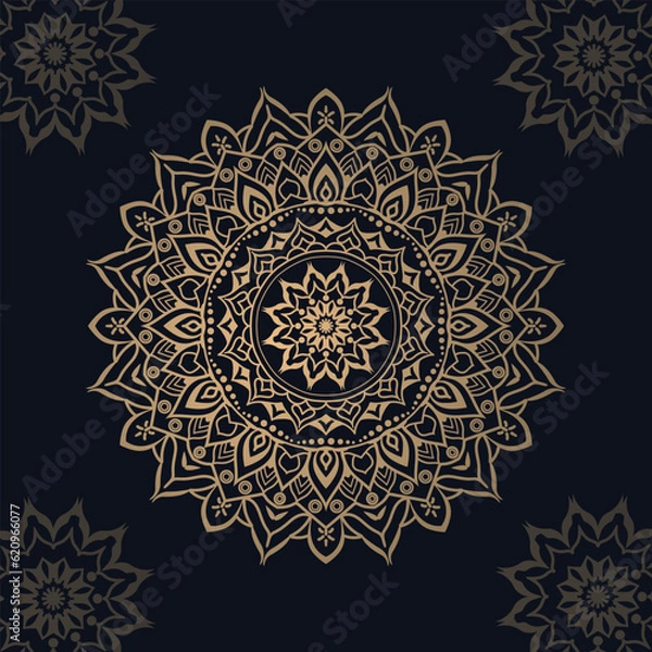 Obraz Luxury mandala design background premium vector