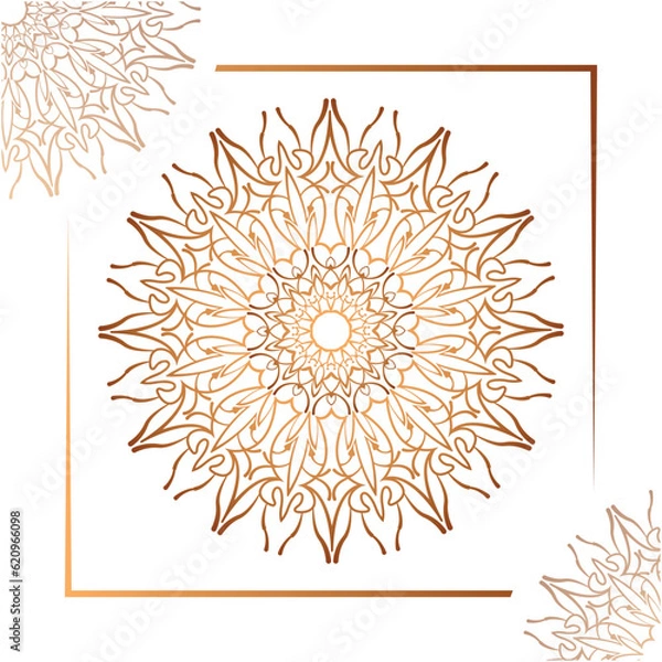 Obraz Luxury mandala design background premium vector