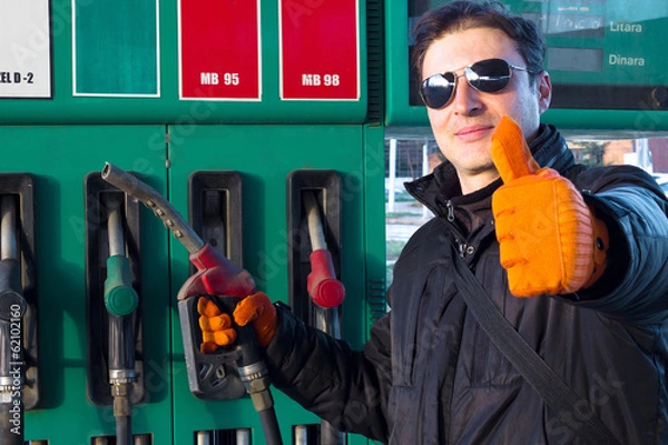 Obraz Gas Station Attendant