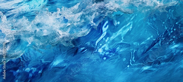 Obraz Water texture background, transparent liquid