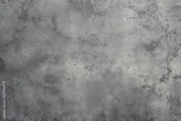 Fototapeta Old gray concrete wall texture on a dark gray backdrop. made using generative AI tools