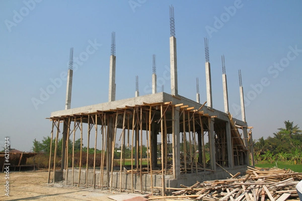 Obraz Building construct site