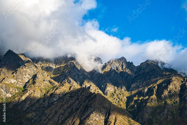 Fototapeta landscape with clouds