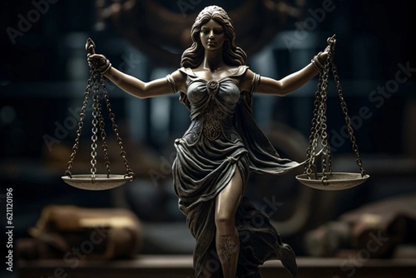 Obraz AI generated justitia