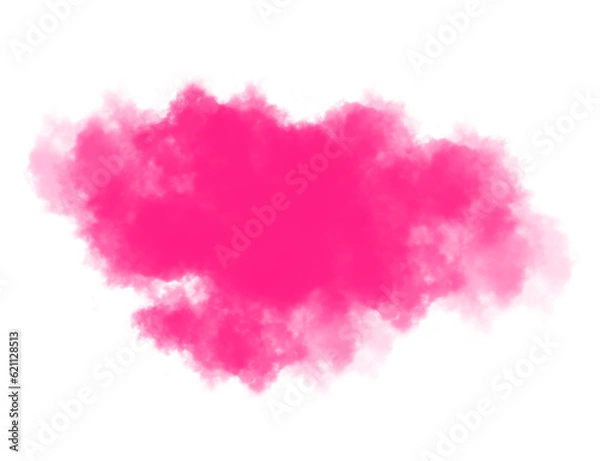 Obraz Pink smoke transparent