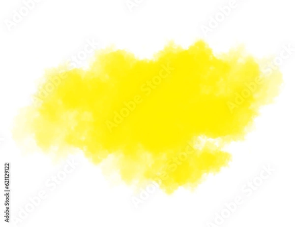 Obraz Yellow smoke transparent