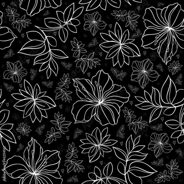 Obraz Seamless floral background