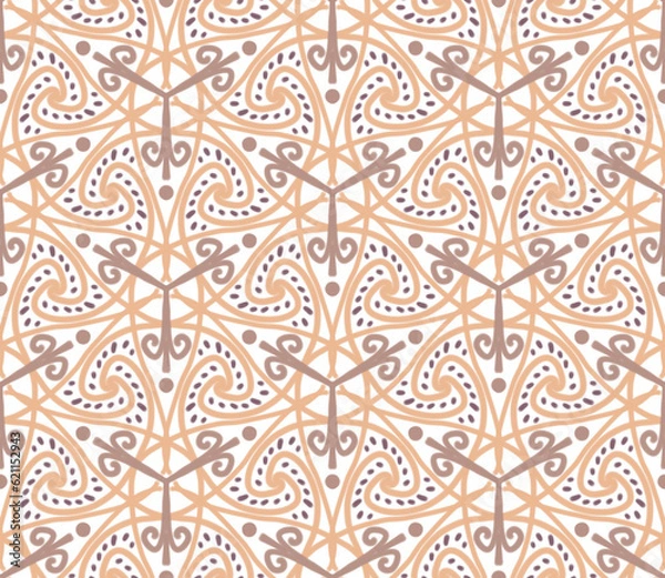 Obraz Old Geometrical Abstract Seamless Pattern 