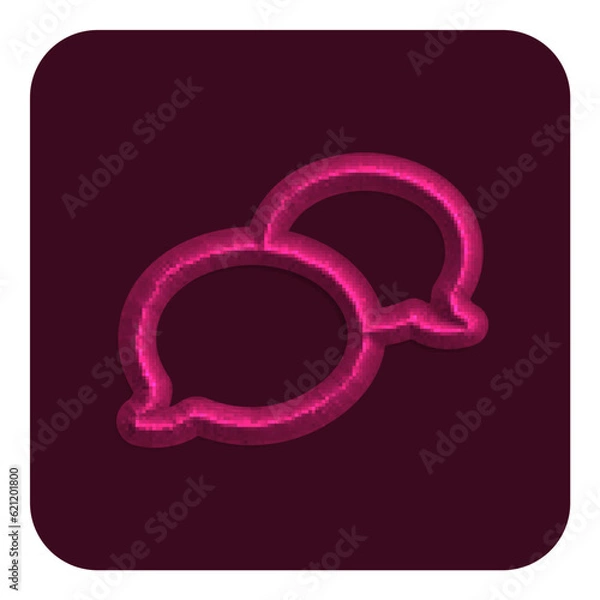 Obraz Line Neon Web Icon