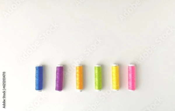 Fototapeta Colorful thread Handmade