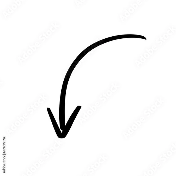 Fototapeta Brush Arrow