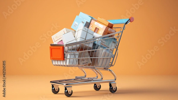 Fototapeta Einkaufswagen