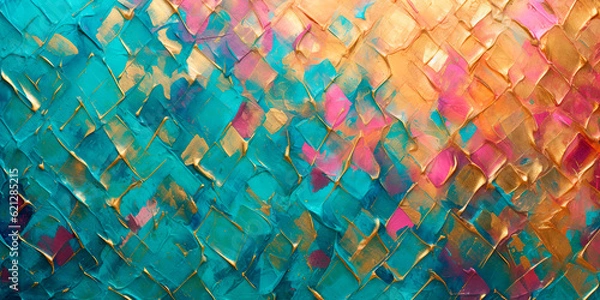 Fototapeta abstract festive glitter shiny background, ai generated