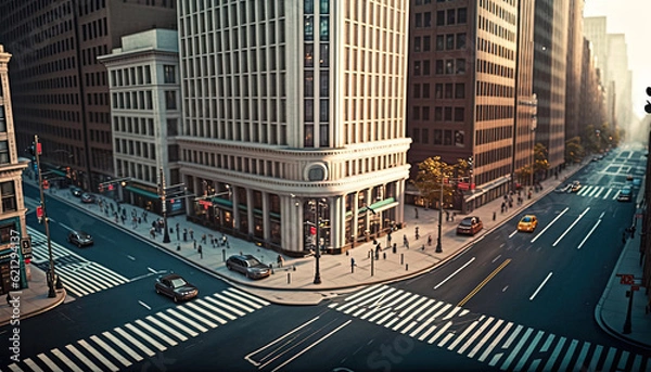 Obraz city at night background