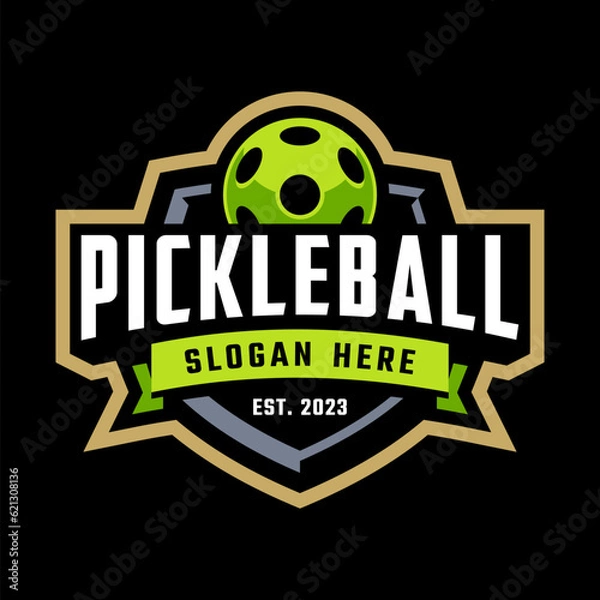 Obraz PICKLEBALL VECTOR TEMPLATE LOGO DESIGN