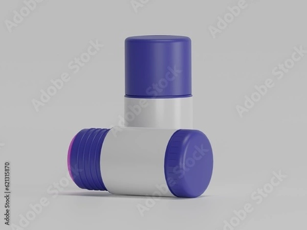 Obraz Deodorant 3d illustration with white background   