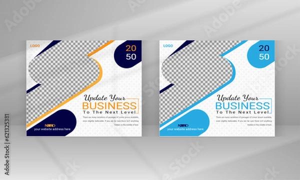 Obraz Professional Business Vector Google Ads Banner  Template Design for Multi-Purpose Uses