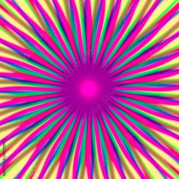 Fototapeta Colored rays vector image