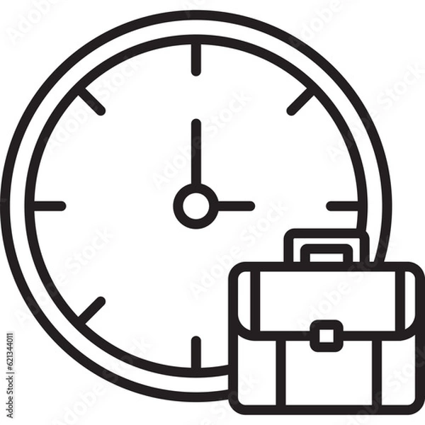 Fototapeta Working Hours Icon