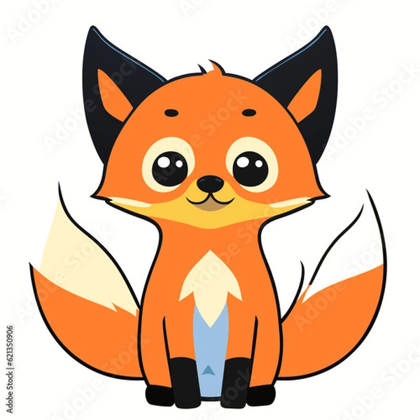 Fototapeta cute fox 