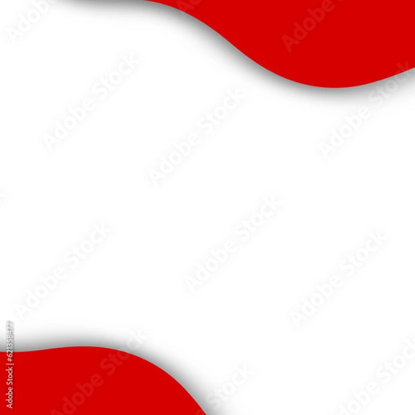 Fototapeta Anniversary Logo of Republic of Indonesia Independence. Icon, Elements and Pattern. Set of Indonesia Ribbon flag, design element