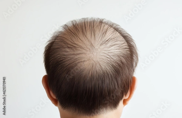 Fototapeta Male baldness generative AI