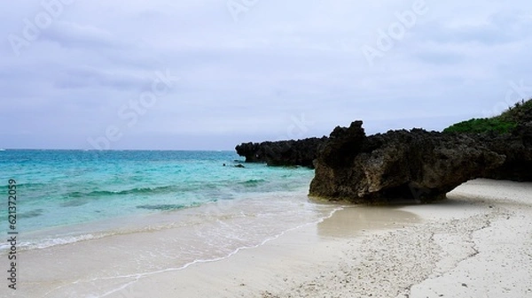 Obraz 鹿児島県与論島のトゥマイビーチ